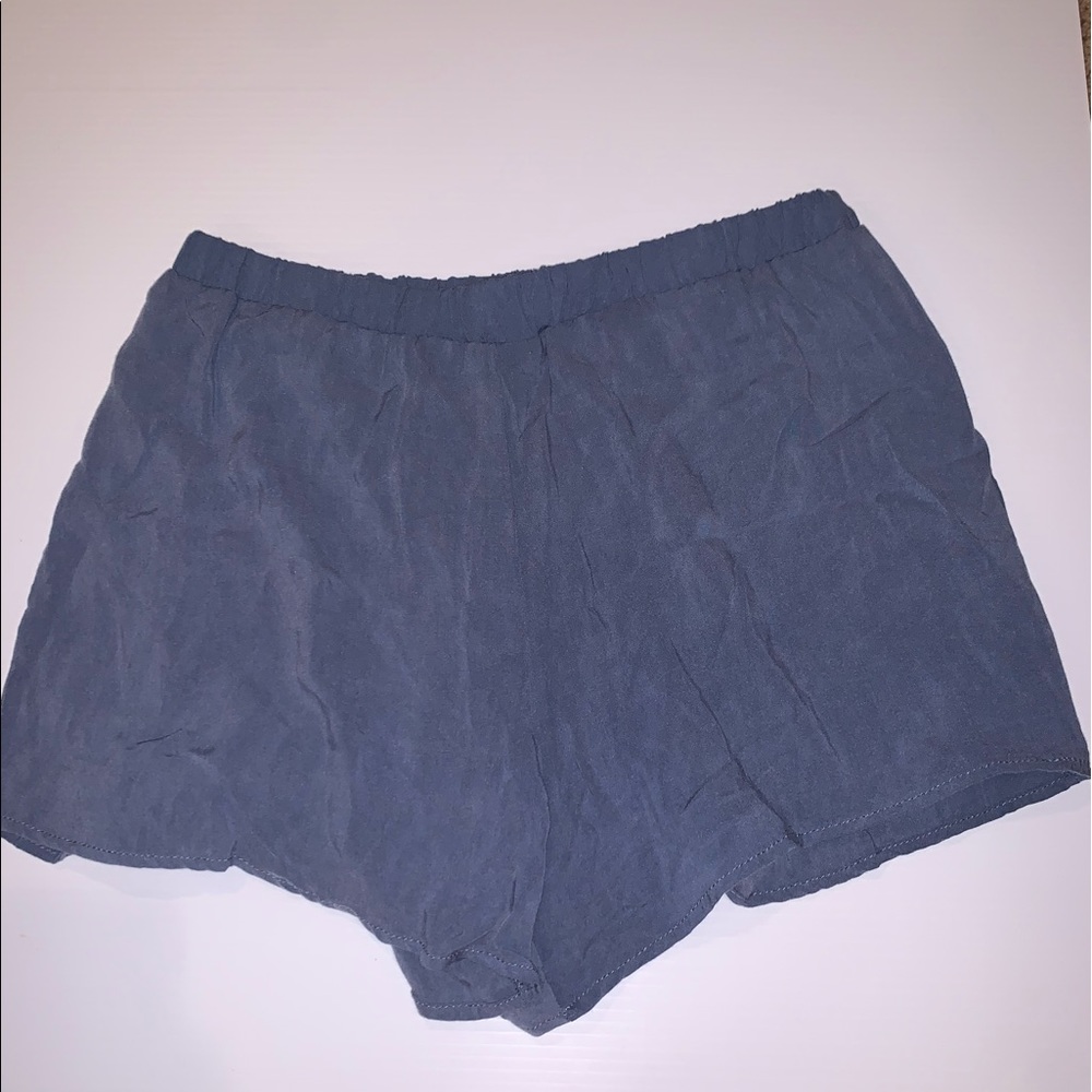 Light Blue Flowy Short